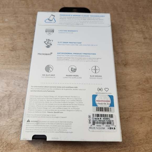 Speck Presidio2 Grip Series Case for iPhone 7 iPhone 8 iPhone SE 2020 - 22 Gray - Picture 2 of 7